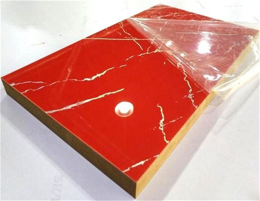 Anti scratch 19mm high gloss acrylic laminated MDF panel made in China
