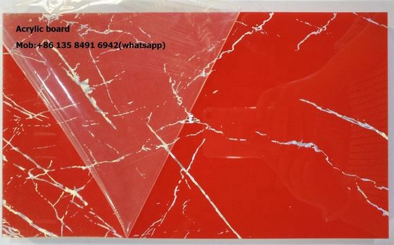 Anti scratch 19mm high gloss acrylic laminated MDF panel made in China